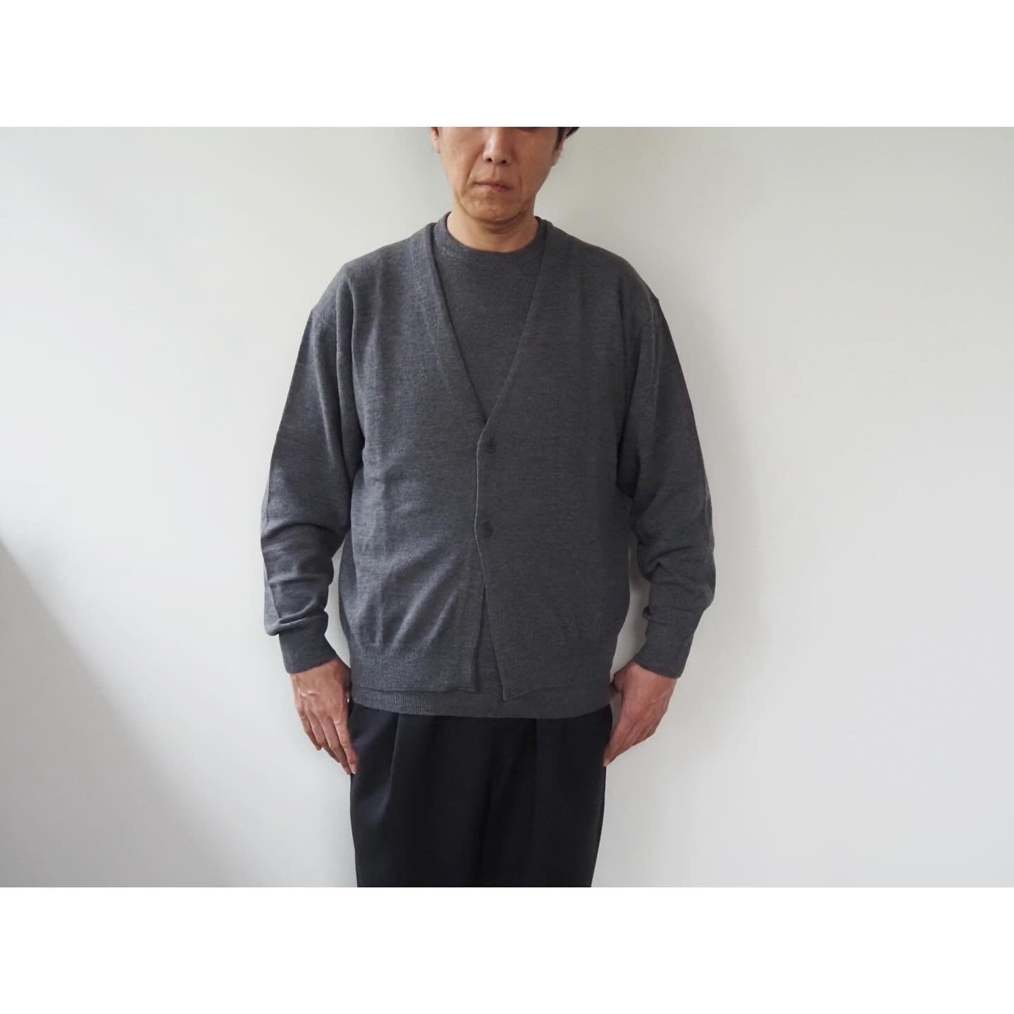 STILL BY HAND カーディガン STILL BY HAND(スティル バイ ハンド) 12G Silk Wool V Neck Knit