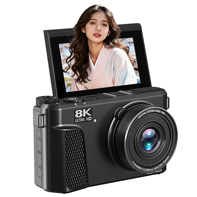 AiMike 8K WIFI転送機能 デジタルカメラ スマホに送れる デジカメ 8800