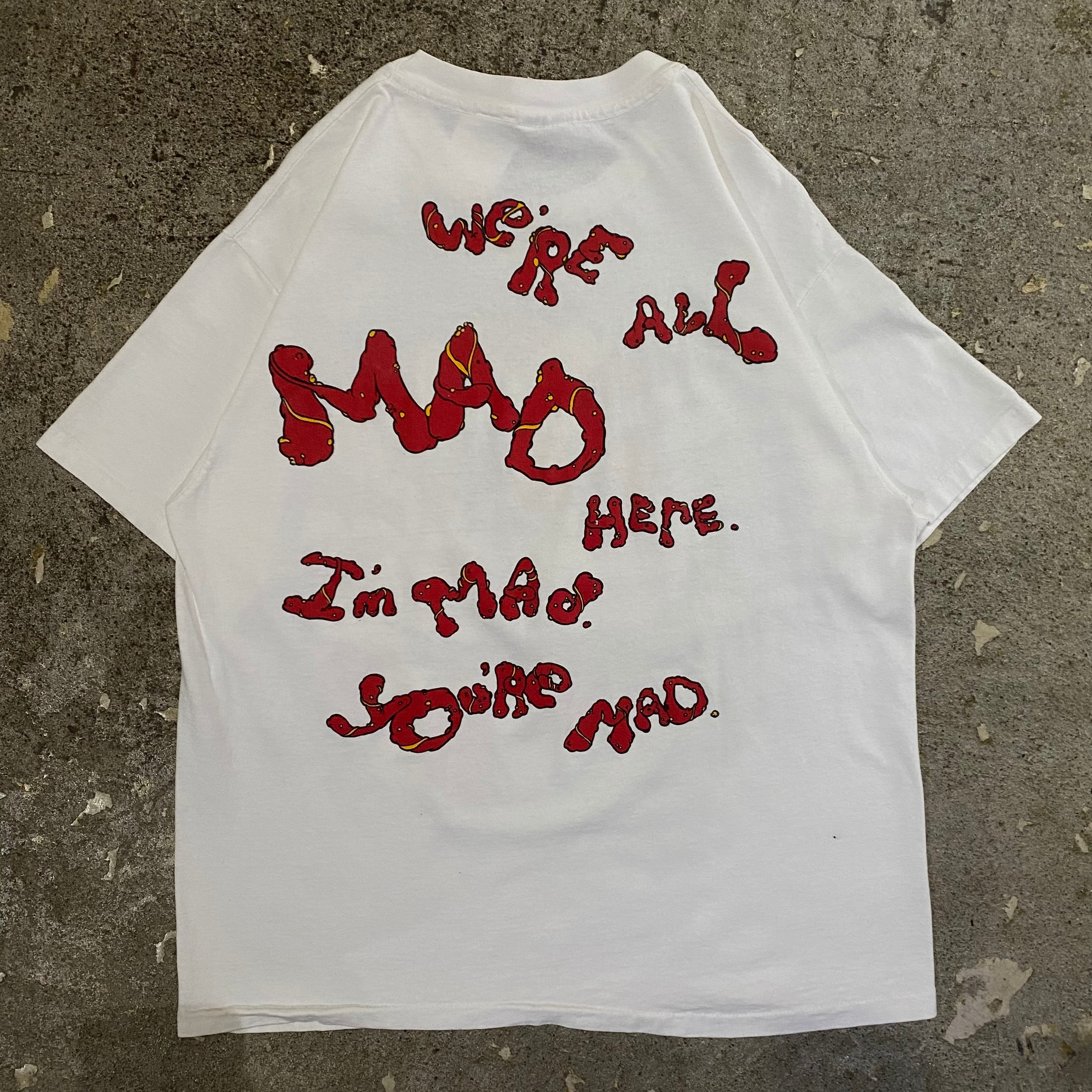 チシャ猫 Tシャツ ANDAZIA 90s ALICE IN WONDERLAN Vintage 90s Cheshire Cat T Shirt Mens XL Andazia USA Made