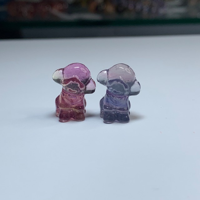 M10.ペア☆可愛いフローライト･トイプードル