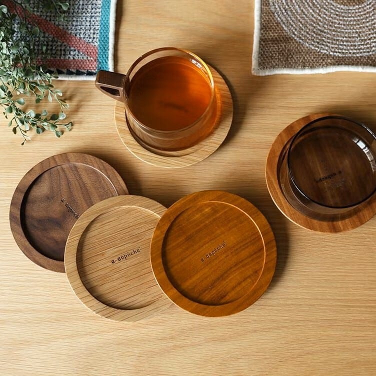 【食器】noon coaster walnut/oak/teak