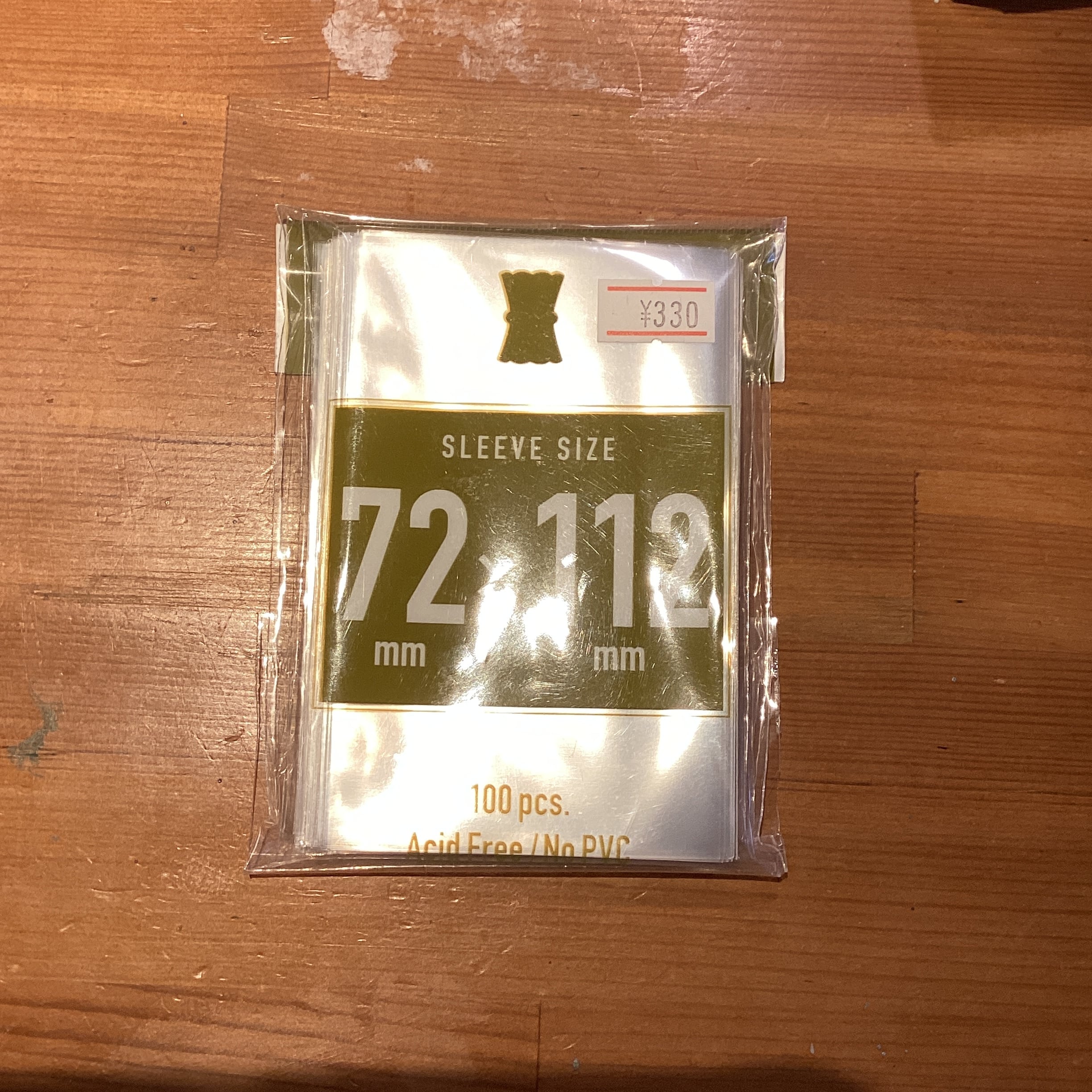 70*110mmカードサイズ ソフトスリーブ 72*112mm | ボードゲーム