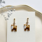 柴犬好きのあなたに贈るピアス　イヤリング　イヤーカフ
