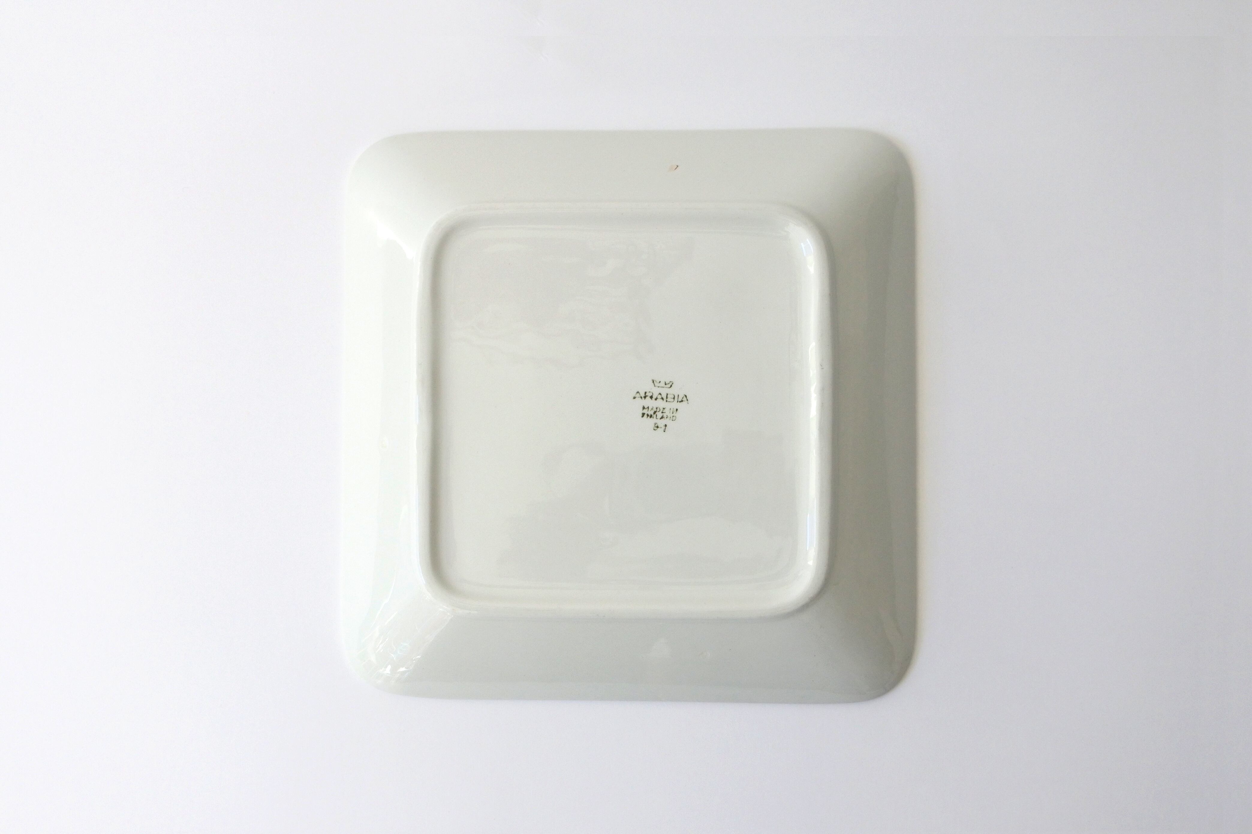 vintage ARABIA G model square plate 21cm / ヴィンテージ アラビア G