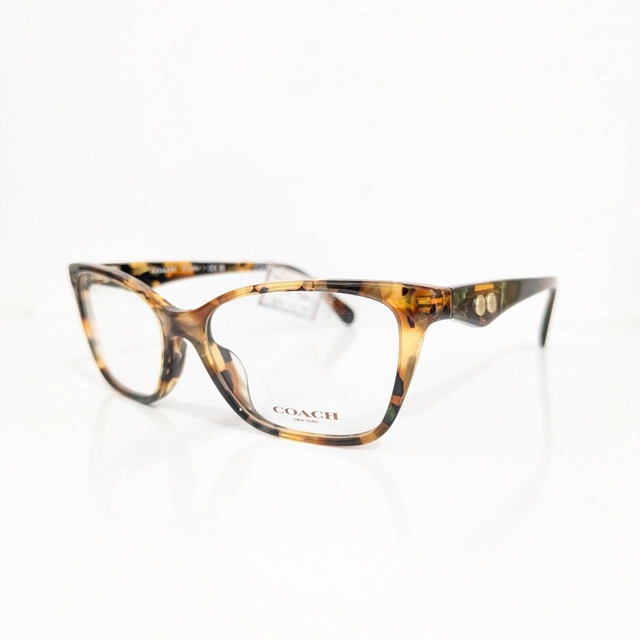【COACH】スクエアセルフレーム　デミブラウン