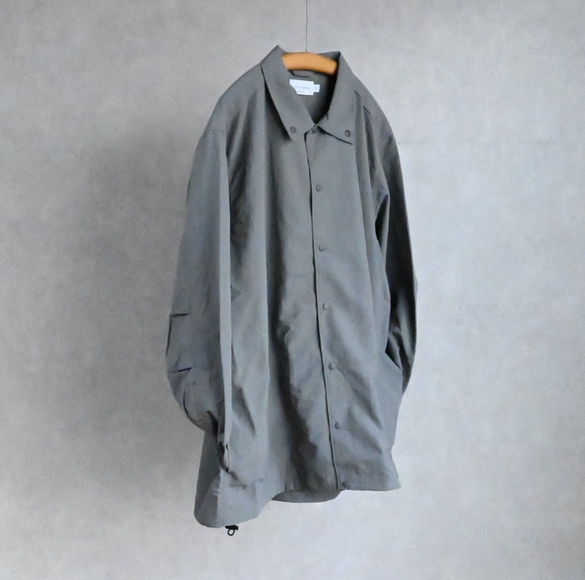 初心者様の専用ページ 25SS》【MANUAL ALPHABET】LIGHT SHELL SPINDLE SHIRT マニュアル