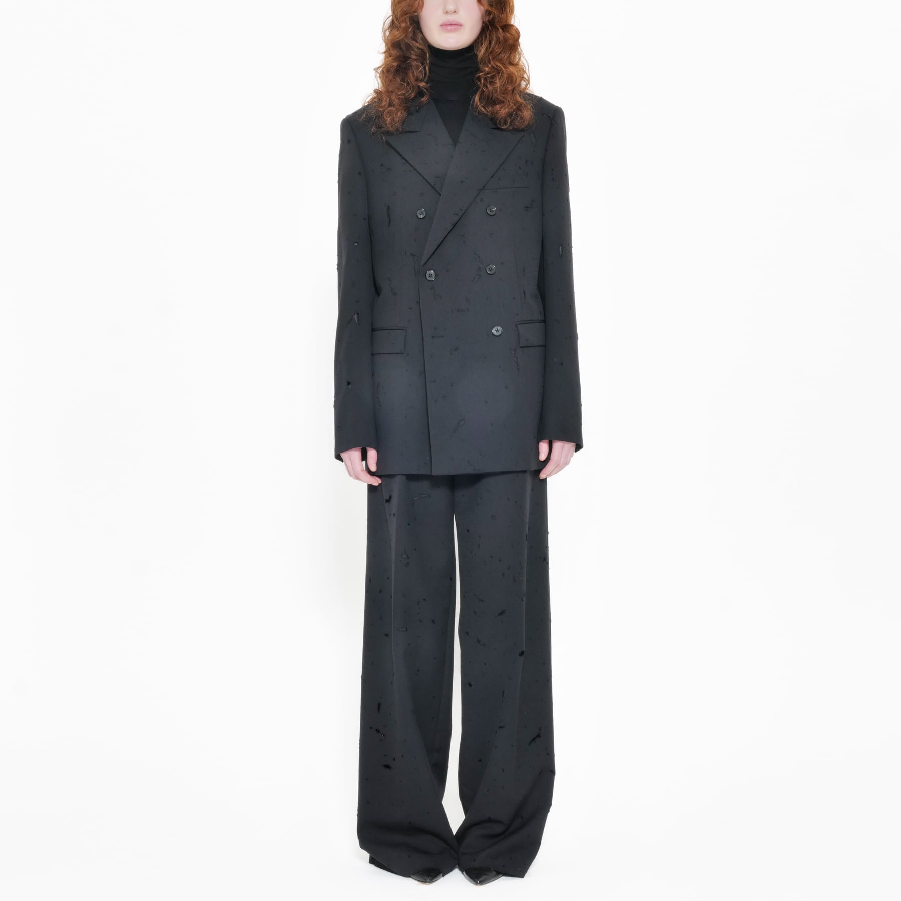 スーツ Dressedundressed Black Tailored Trousers Trousers | DRESSEDUNDRESSED
