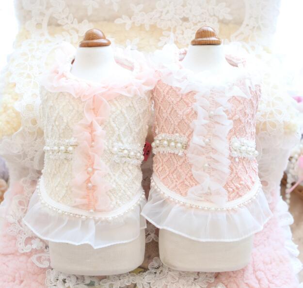 《予約》№1102559 レースとパールのワンピース