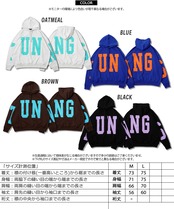 \SALE/◆ビッグロゴ 立体プリント ビッグパーカー◆ng-82522