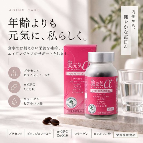 プラセンタサプリメント　-BIGENKI-　【栄養機能食品】
