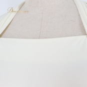 社交ダンス 衣装 ワンピース ドレス ホワイト系 インザムード in the MOOD 日本製 アイボリー 無地 伸縮 ストレッチ パーティ 発表会 ダンス スリット おしゃれ エレガント フェミニン 女性用