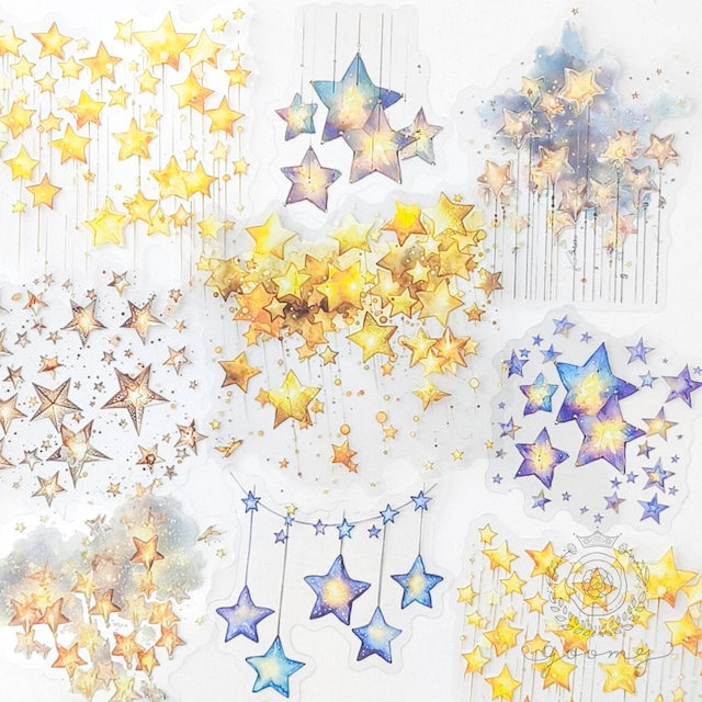 フレークシール Stars <S1391>