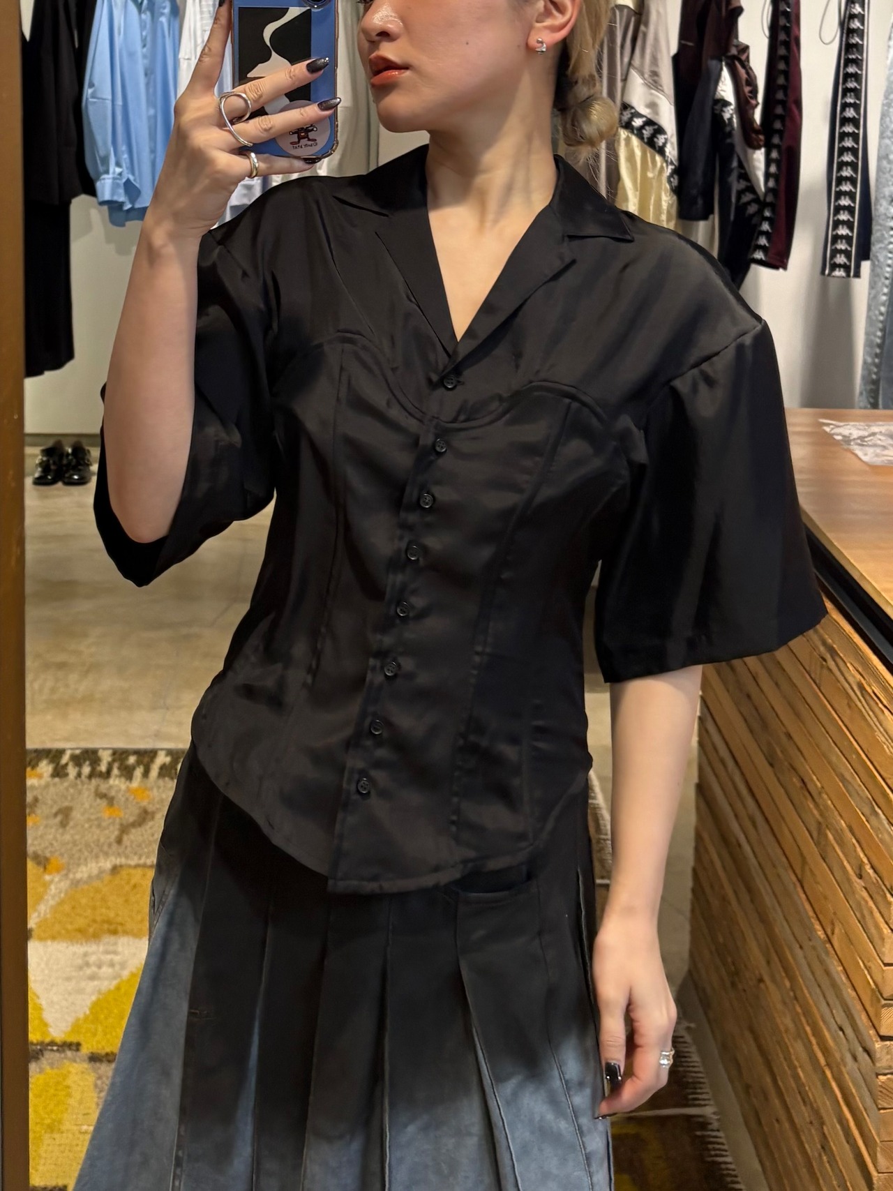 【26SS】FUMIE TANAKA フミエタナカ / corset SH / シャツ - 3