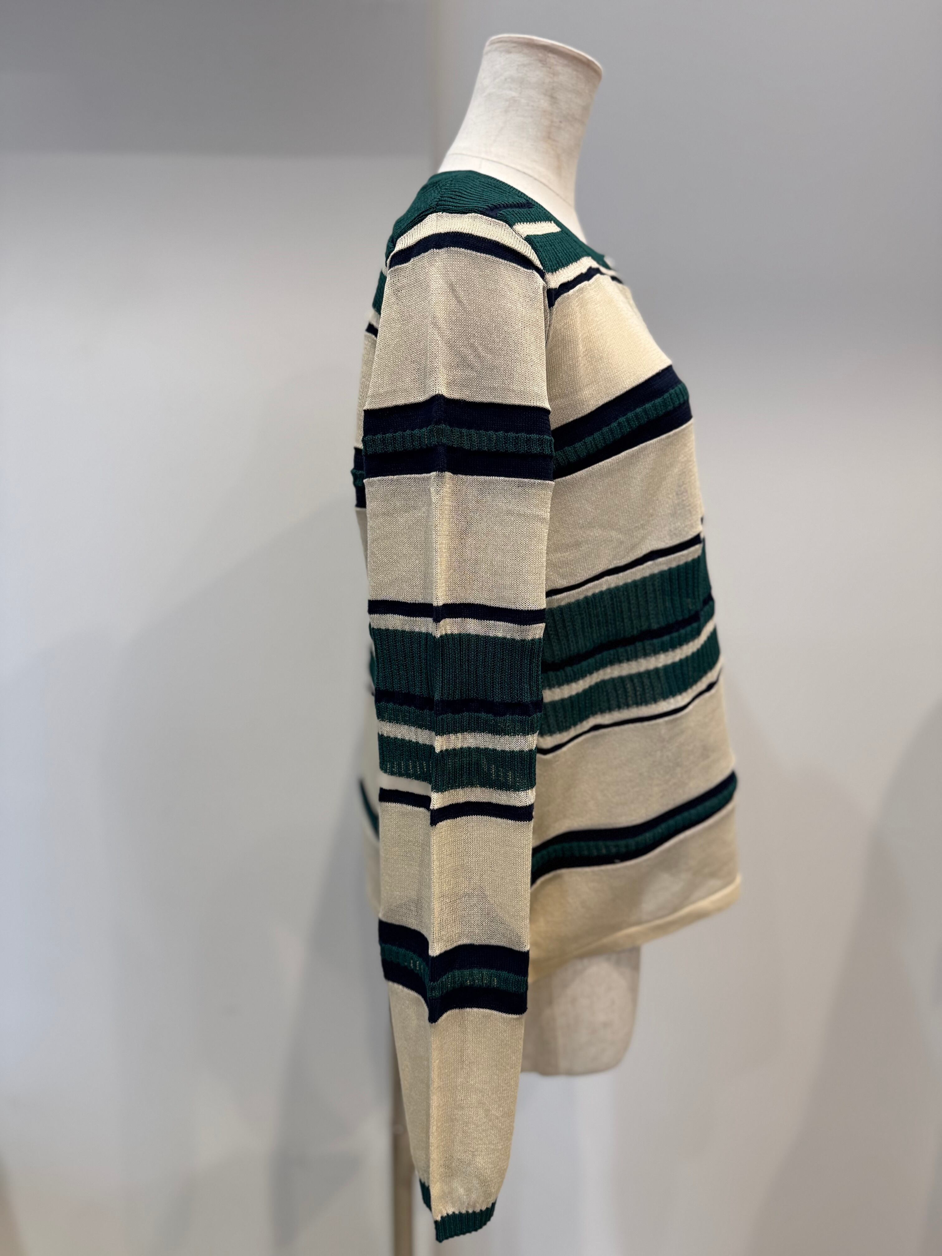 【CHIGNON】マルチボーダーカーディガン 9561-090