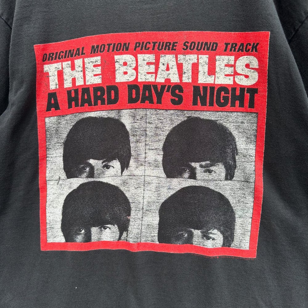 BEATLES - A Hard Days Night] Vintage Official T-Shirt [1992s