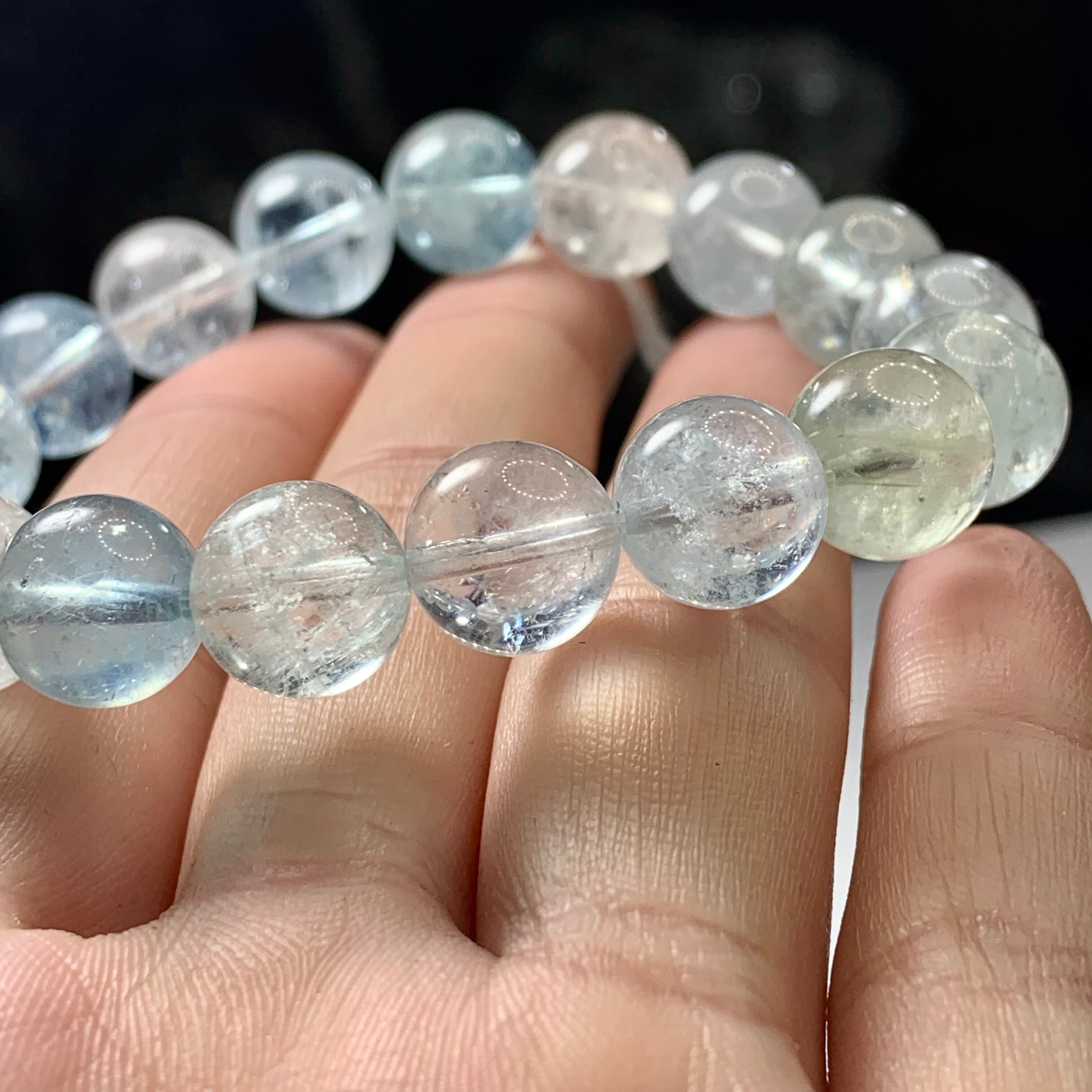 透明度抜群☆爽やか系ベリルミックス ブレスレット | Naturaltreasure