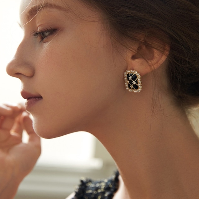 【◎即納】Perle noble pierce & earrings　M147