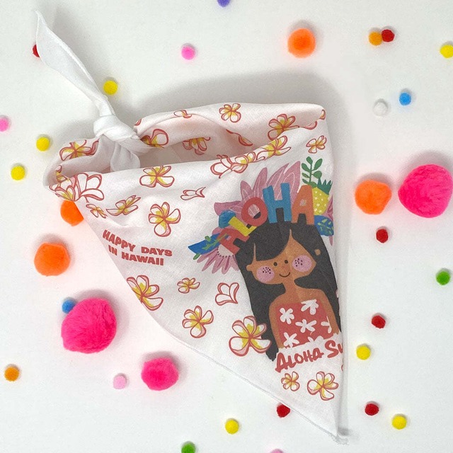 ALOHA SUSU ドッグ バンダナ / Suzanne Jennerich