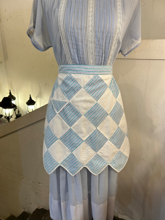 50's vintage patchwork apron