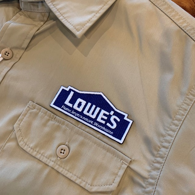 PATCHIES【ワッペン】　LOWE’S　ロウズ　ワークシャツ