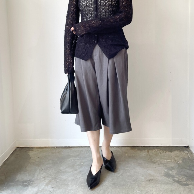 ナンバーミーTOKYO"TWILL BERMUDA PANTS"GRAY