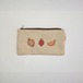 Ashi｜亜紙 Flat Pouch M＊Dragon Fruits 26 フルーツ柄 紙ポーチ バナナ ハンドメイド