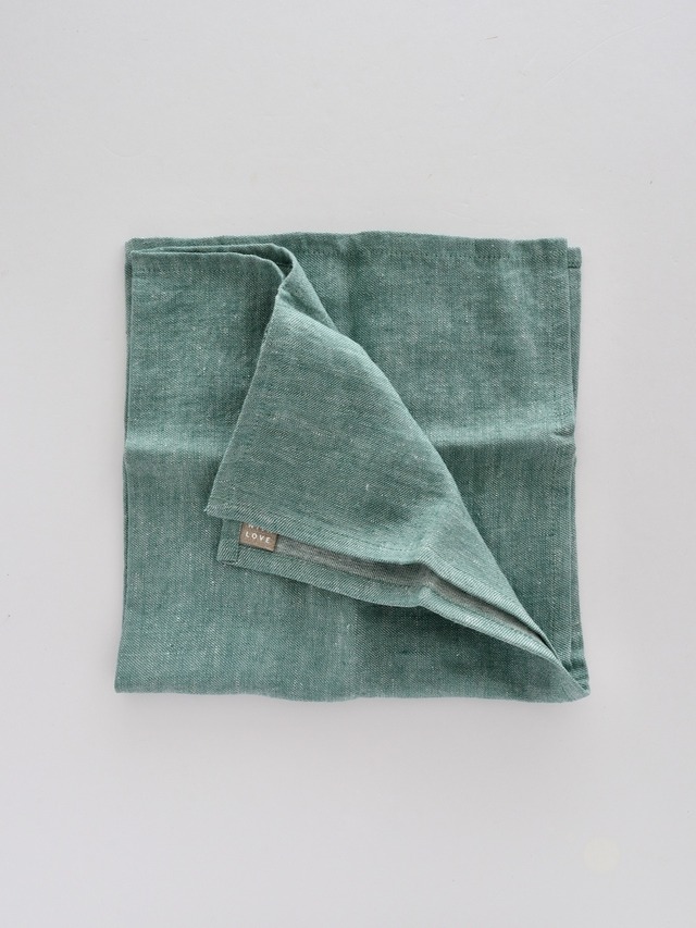 【SALE】 リネン ナプキン グリーン リトアニア / 【SALE】 Line Napkin  Green