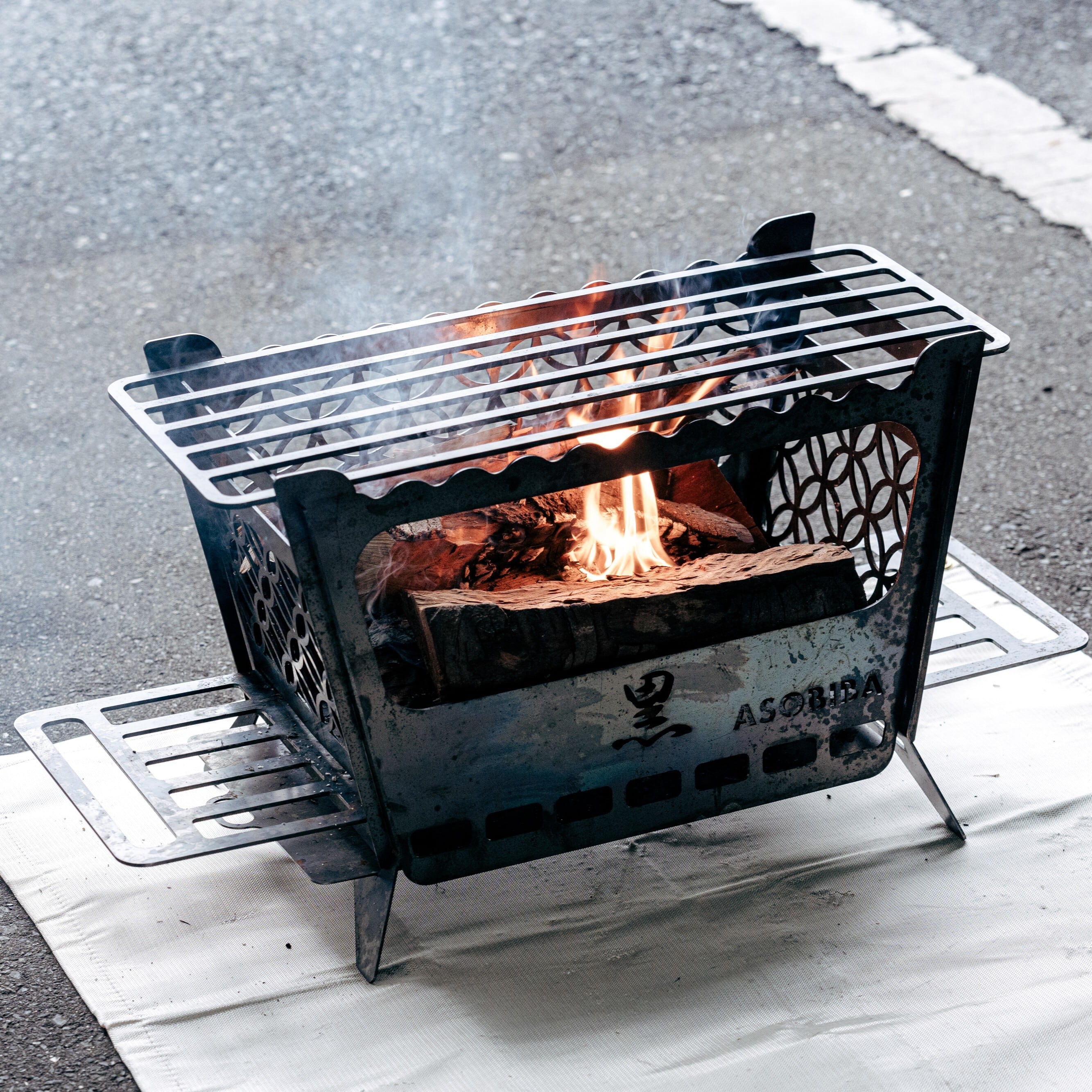 SHIPPO FIREPIT｜名入れ無料の鉄製焚き火台 | ASOBIBA