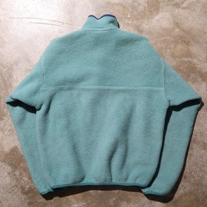 美品 S 93年 雪無し USA Sea Green シーグリーン Synchilla Snap-T Patagonia シンチラ スナップT パタゴニア