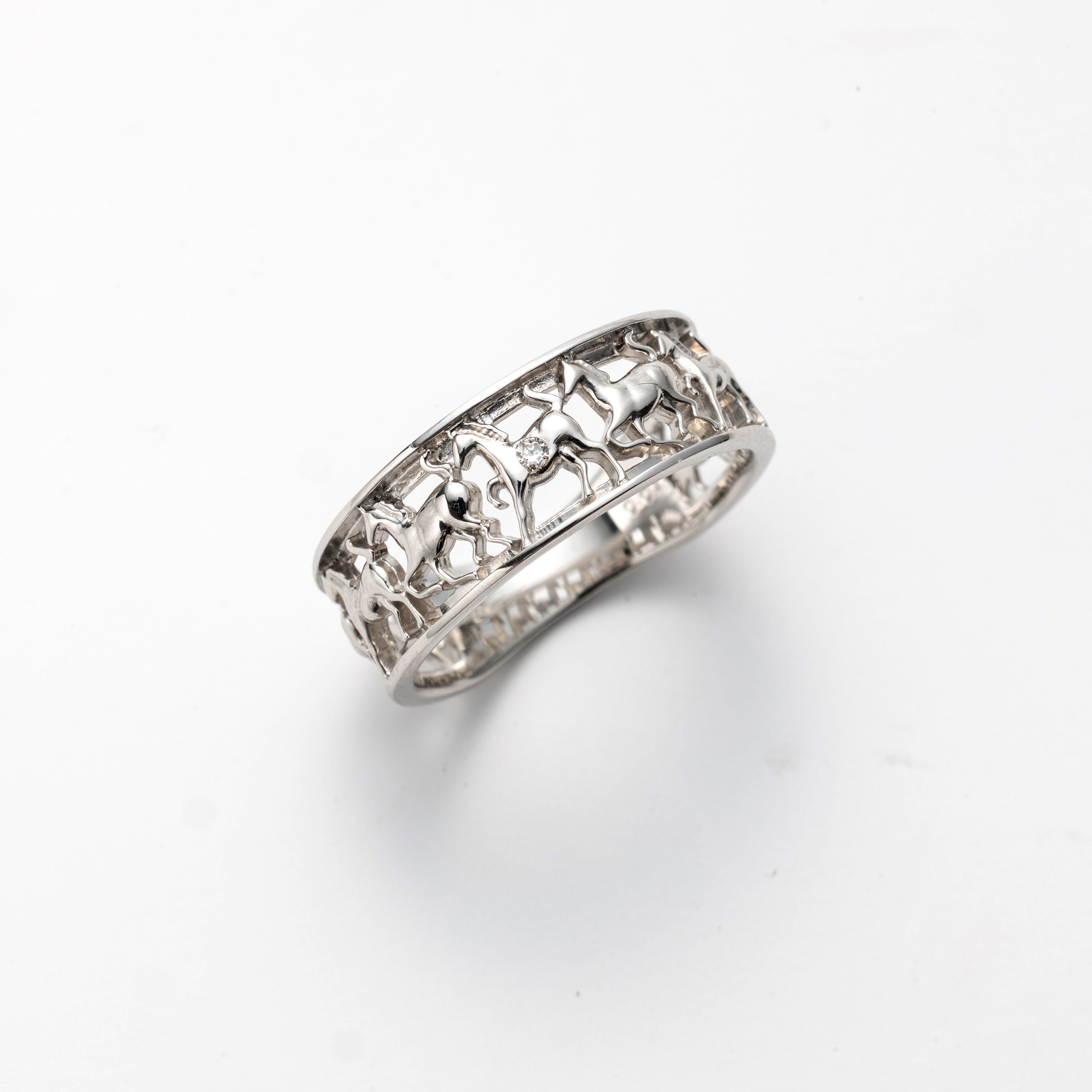 プラチナ950 ダイヤモンド 馬九(うまく)いく リング 0.01ct プラチナ950 ダイヤモンド 馬九(うまく)いく リング 0.01ct