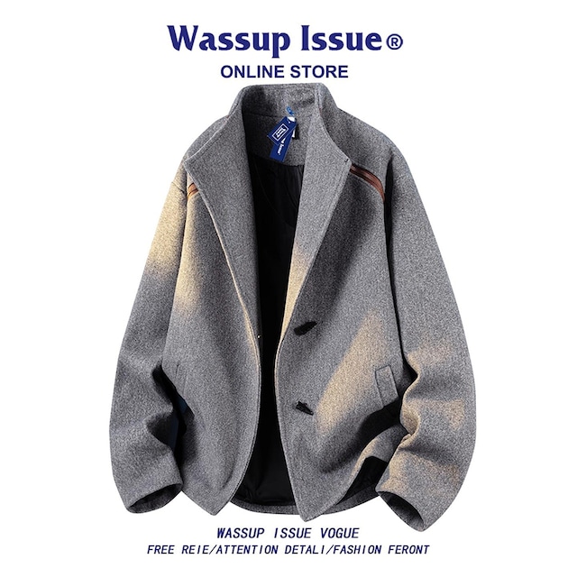 ♥モダンヴィンテージ、着るたびに深みを増す！【WSシリーズ】★コート★ ユニセックス 3color アウター ラシャコート ショート丈