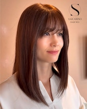 17プレミアム・ミューズ(ブラウン)人毛フルウィッグ