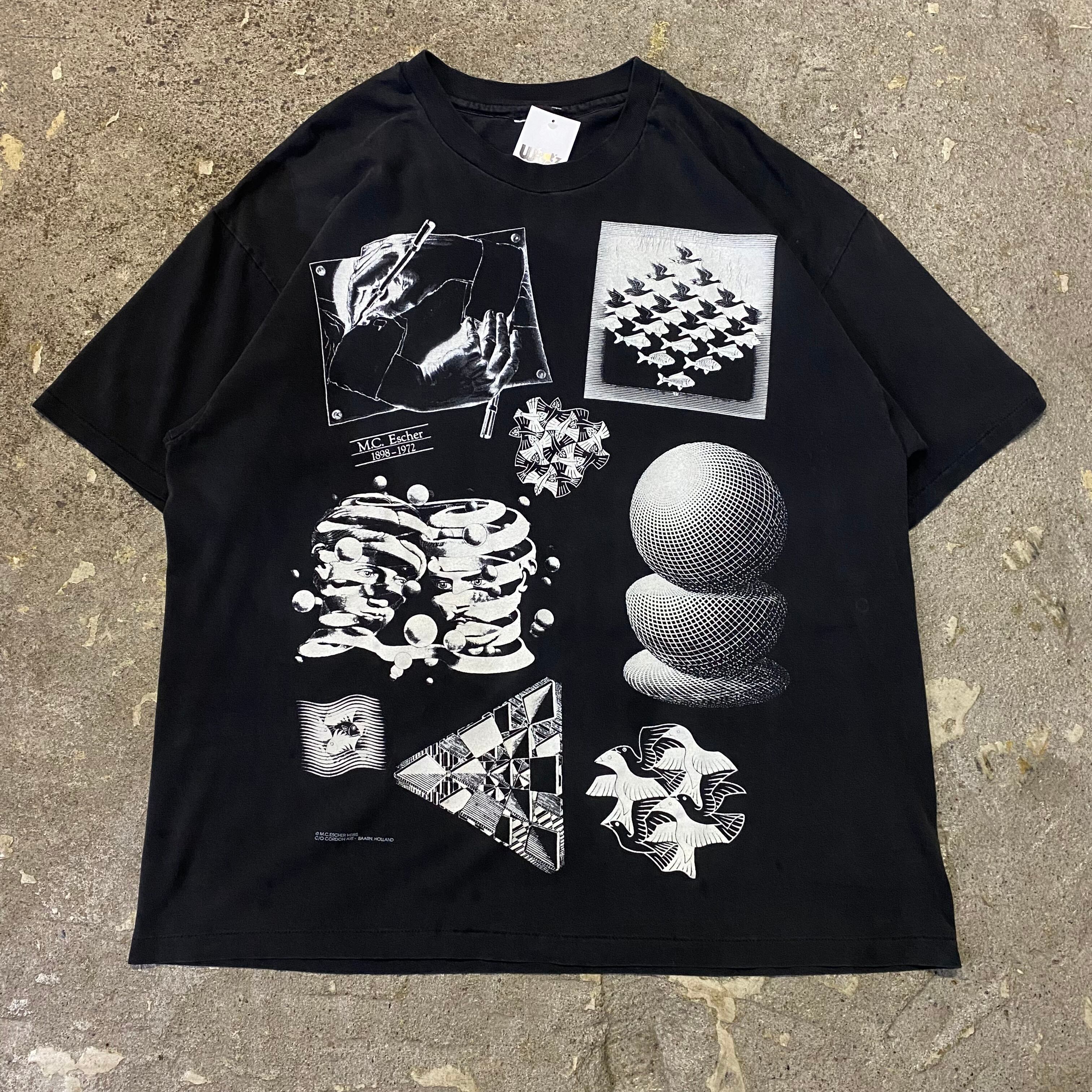 古着【90s】　エッシャー　ヴィンテージ  tシャツ