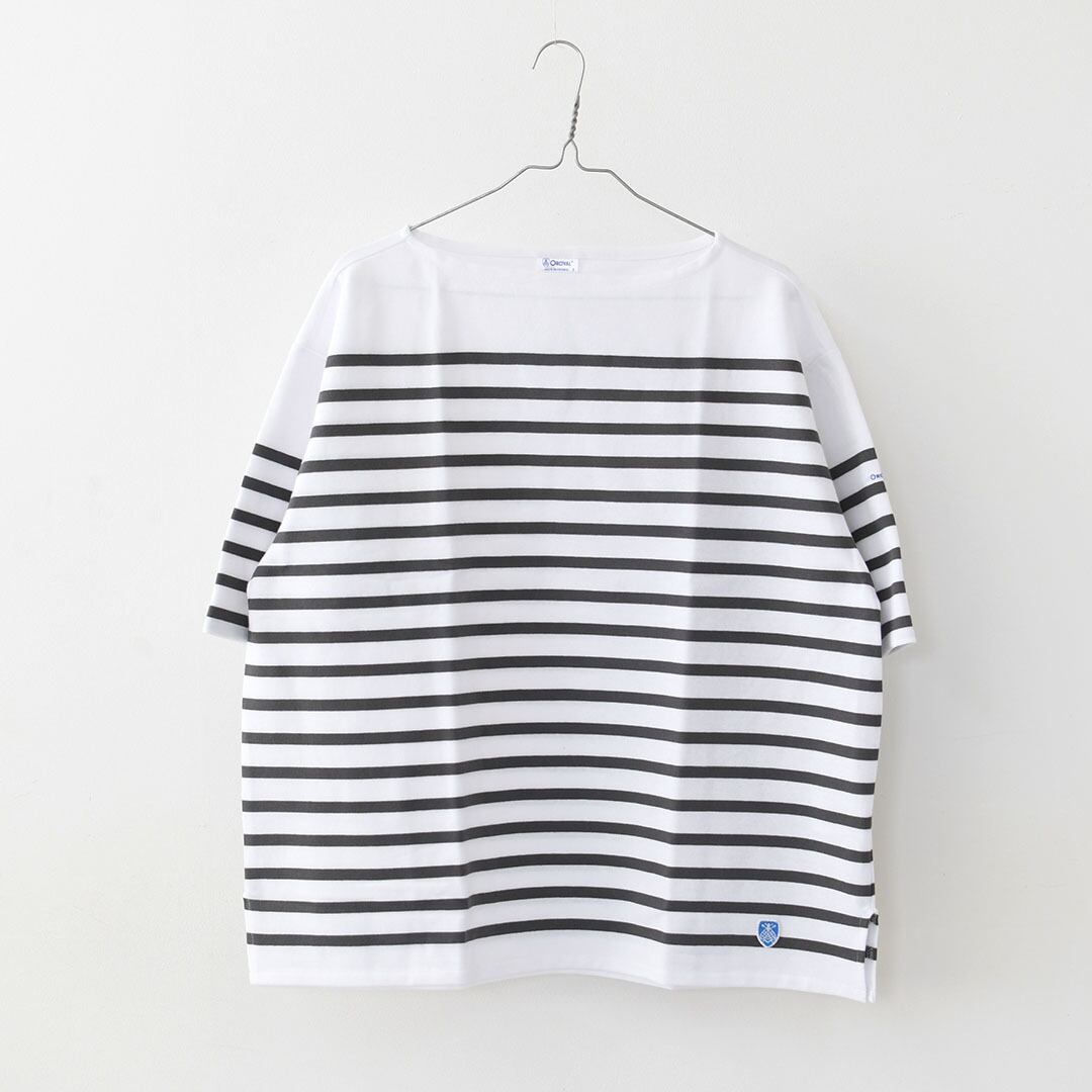 ORCIVAL [オーチバル・オーシバル] Russel Wide Boat Neck S/S P.O.