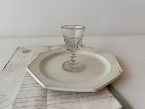 【B】フランスアンティーク　トロンプルイユ　リキュールグラス