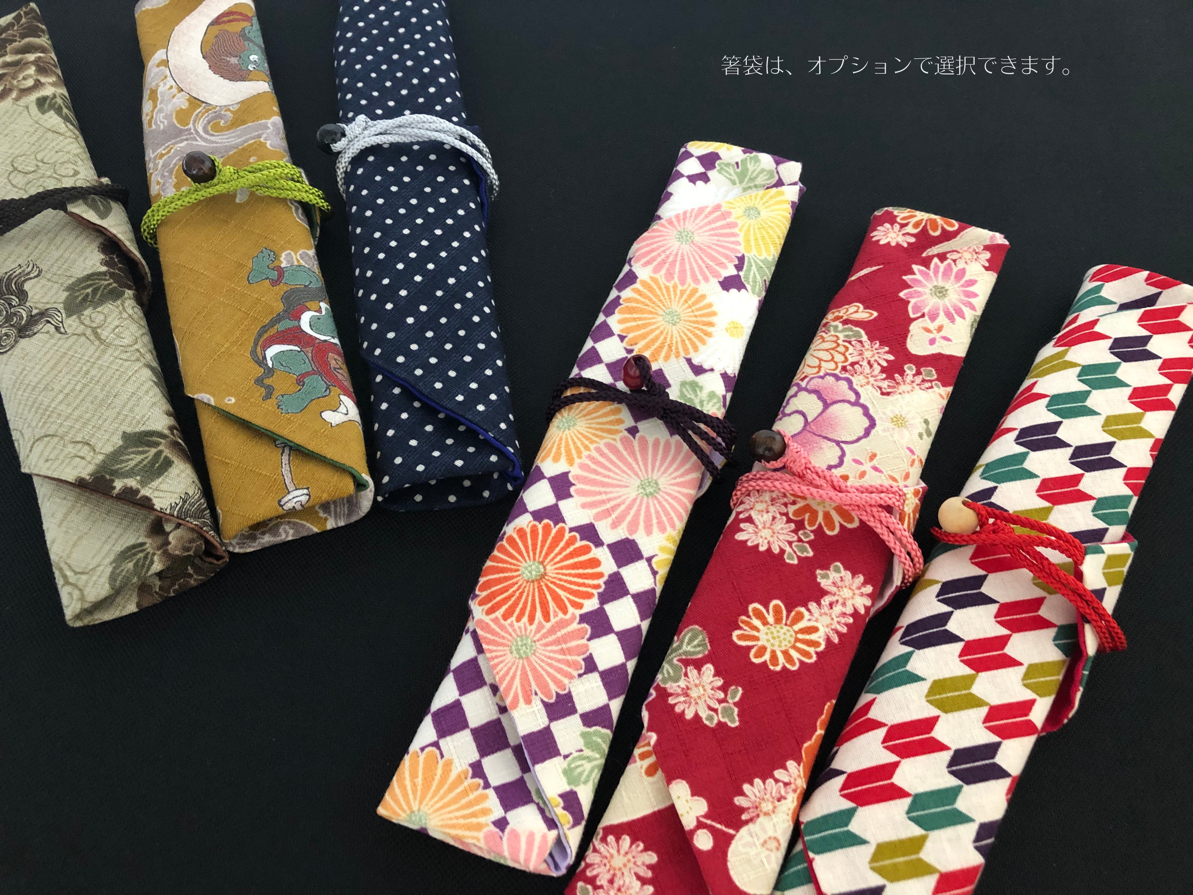日本製 チタン箸（24K金箔）つや有り【桐箱入り】【贈り物に最適