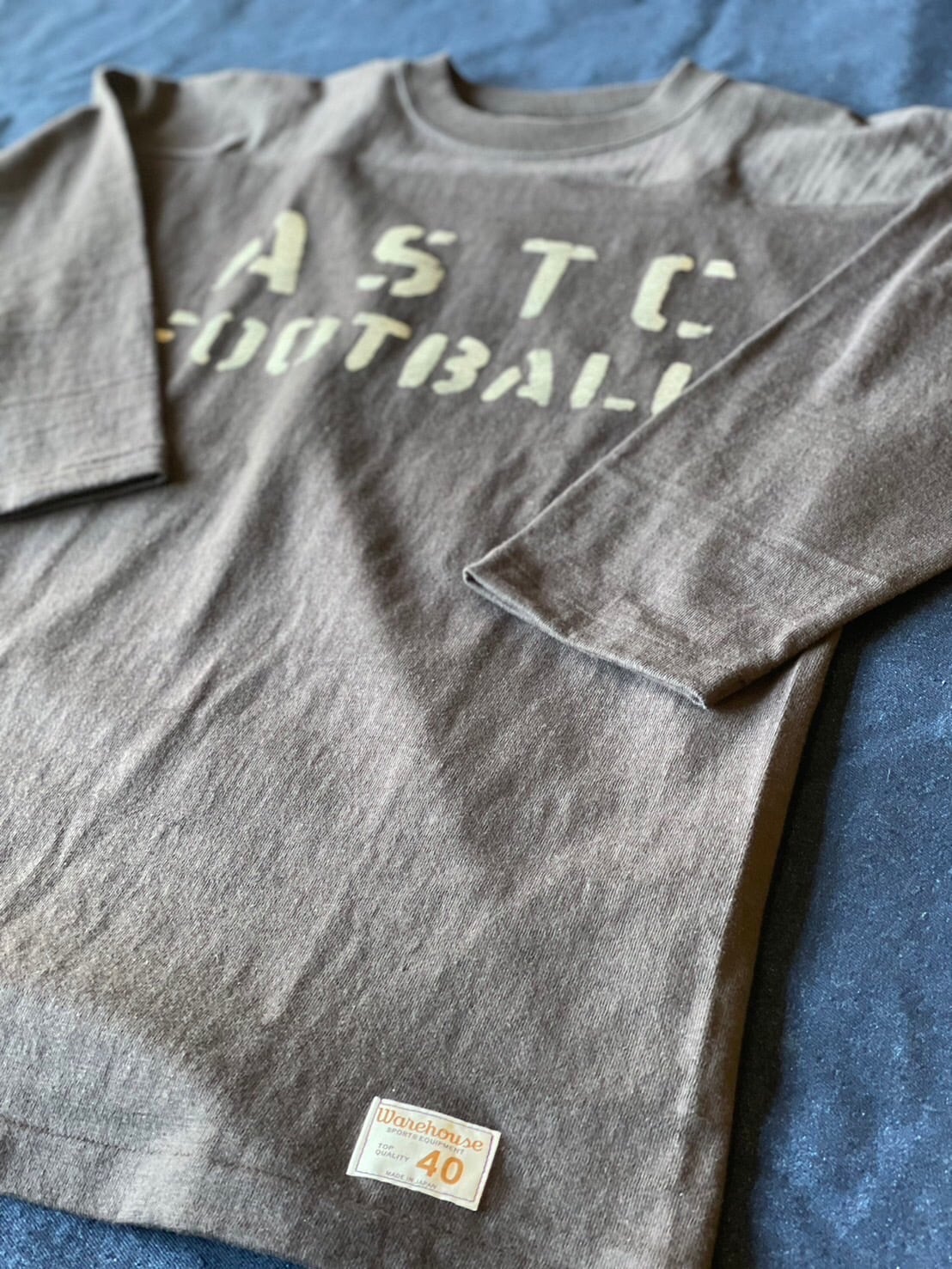 WAREHOUSE & CO. Lot 4063 7分袖フットボールT ASTC | STYLE FACTORY & CO.