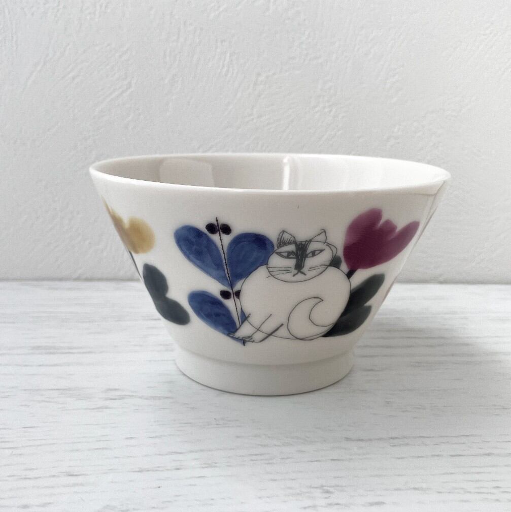 リサラーソン 茶碗 12cmサイズ フラワー 日本製 | 京都のかわいい雑貨
