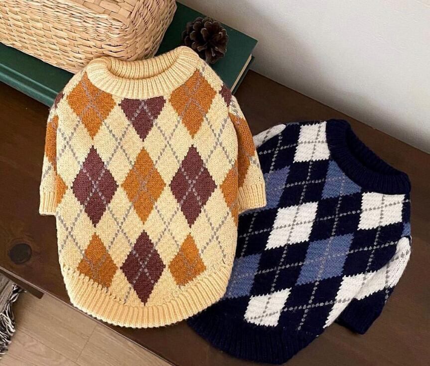 《予約》№1101912 ダイスチェックセーター