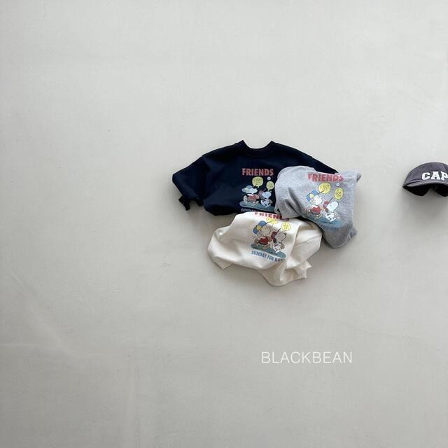 [即納L]≪black bean≫Funny mtm ivory (kids)
