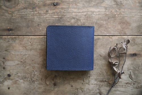 藍染革[shiboai] 薄型財布