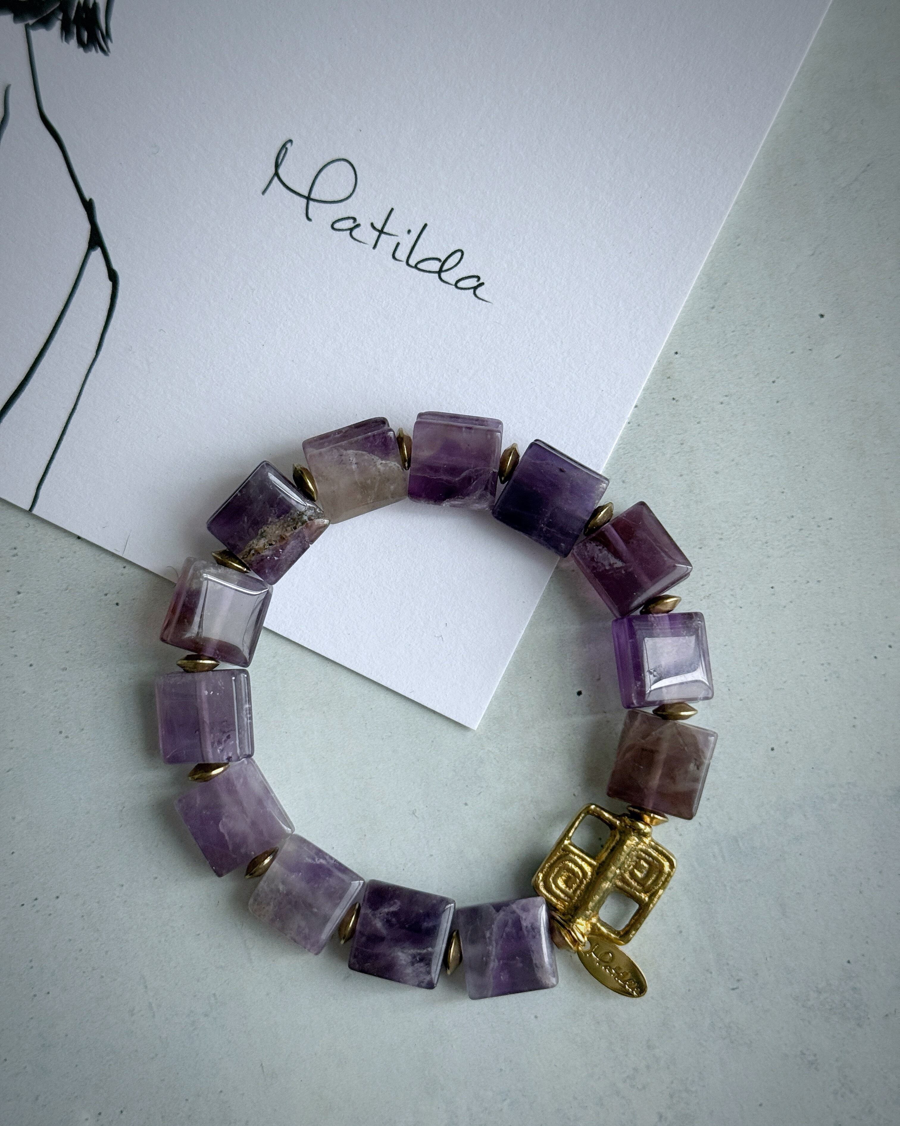 tumble bracelet(アメジスト)