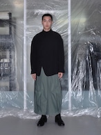 Wide Pleat Cropped Trousers