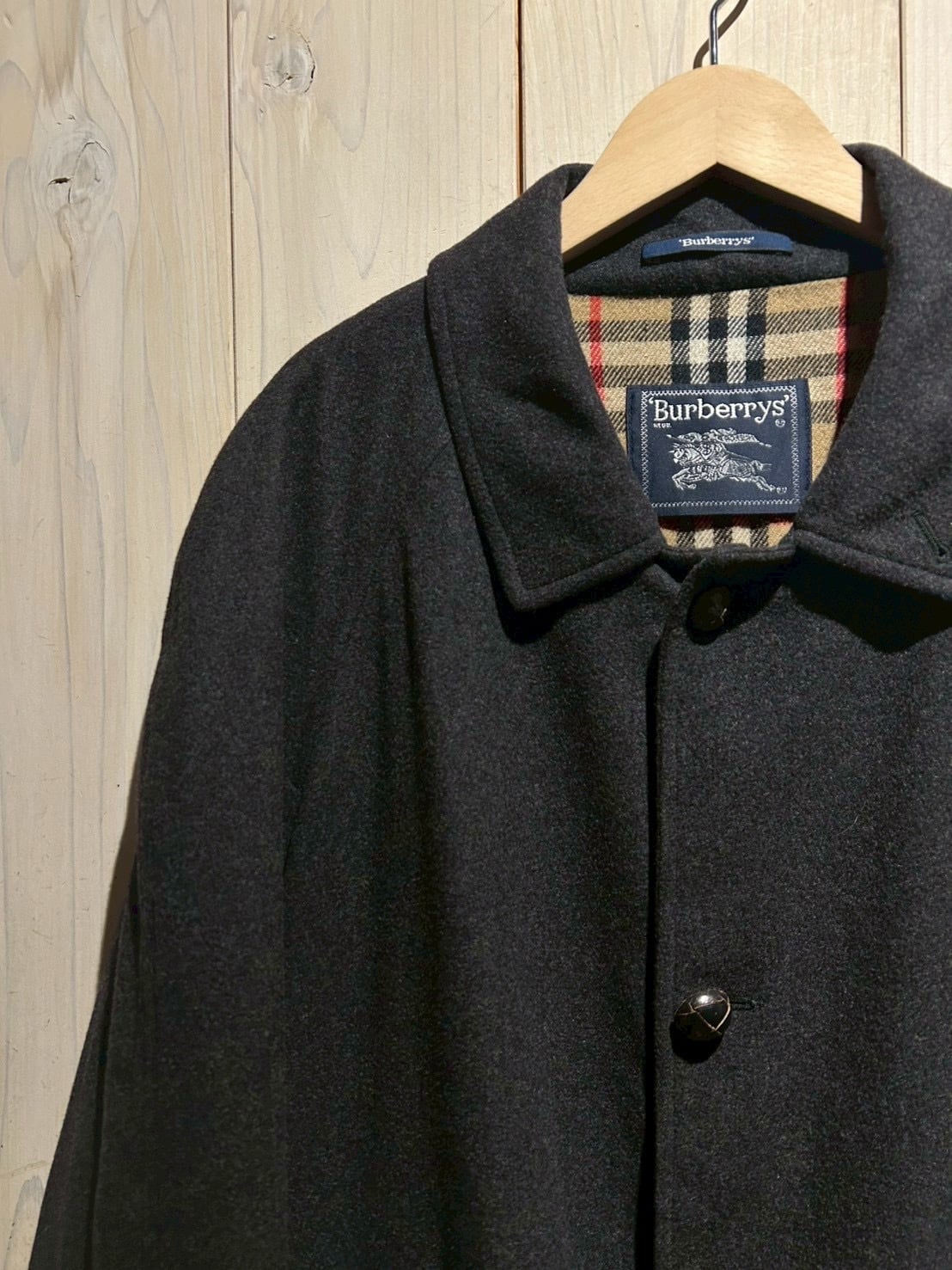 a.k.a.C.a.k.a vintage】“Burberrys'” Vintage Loose Wool × Cashmere