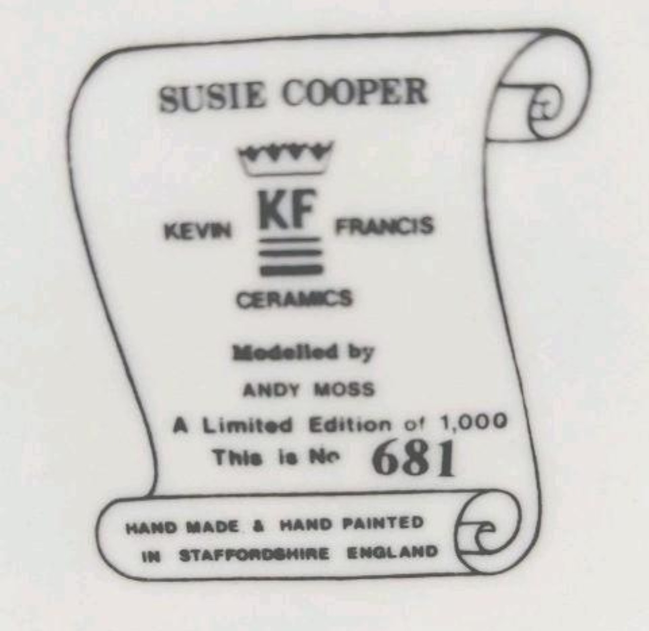 SOLD OUT】❇️ケビンフランシス社、スージークーパー・フィギュア限定