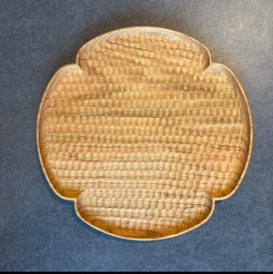 花型パン皿（大）桜　木工房 玄