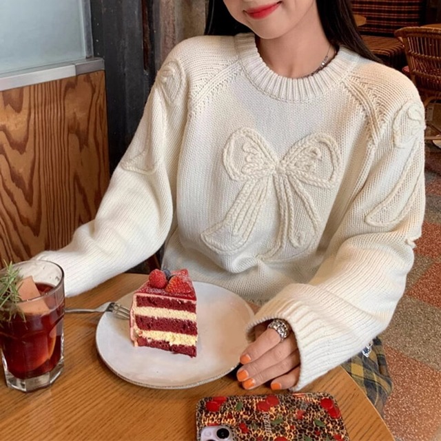 Ribbon design knit　M2146