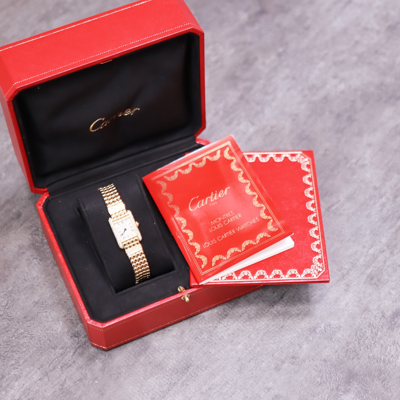 カルティエ タンクルイ XS ゴールド ダイヤモンド