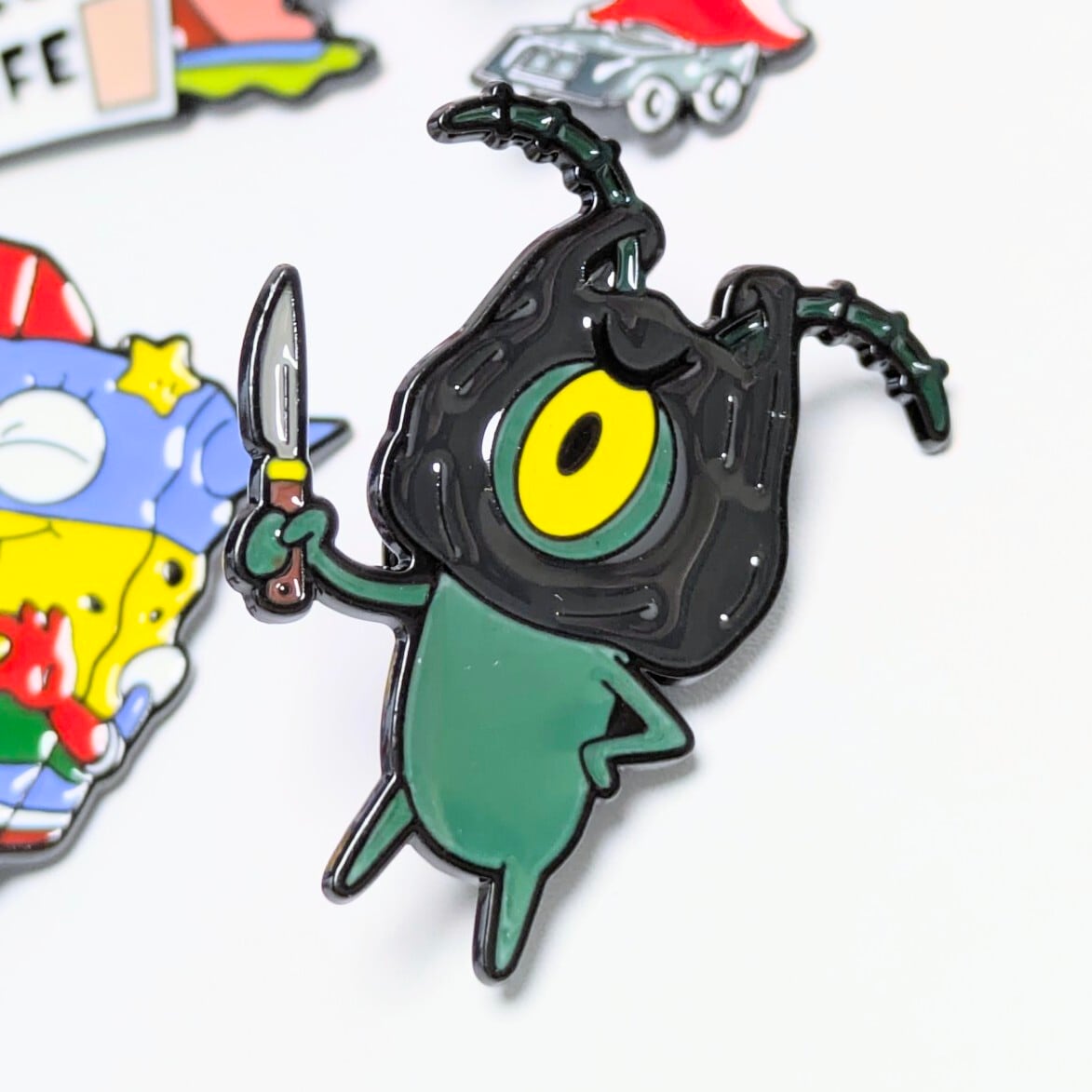送料無料！ ★ピンズ PINS★ピンバッジ 【 SpongeBob SquarePants（スポンジボブ）】ピンズ8Pセット / ピンバッジ / PINS〚アメリカン雑貨 アメトイ〛