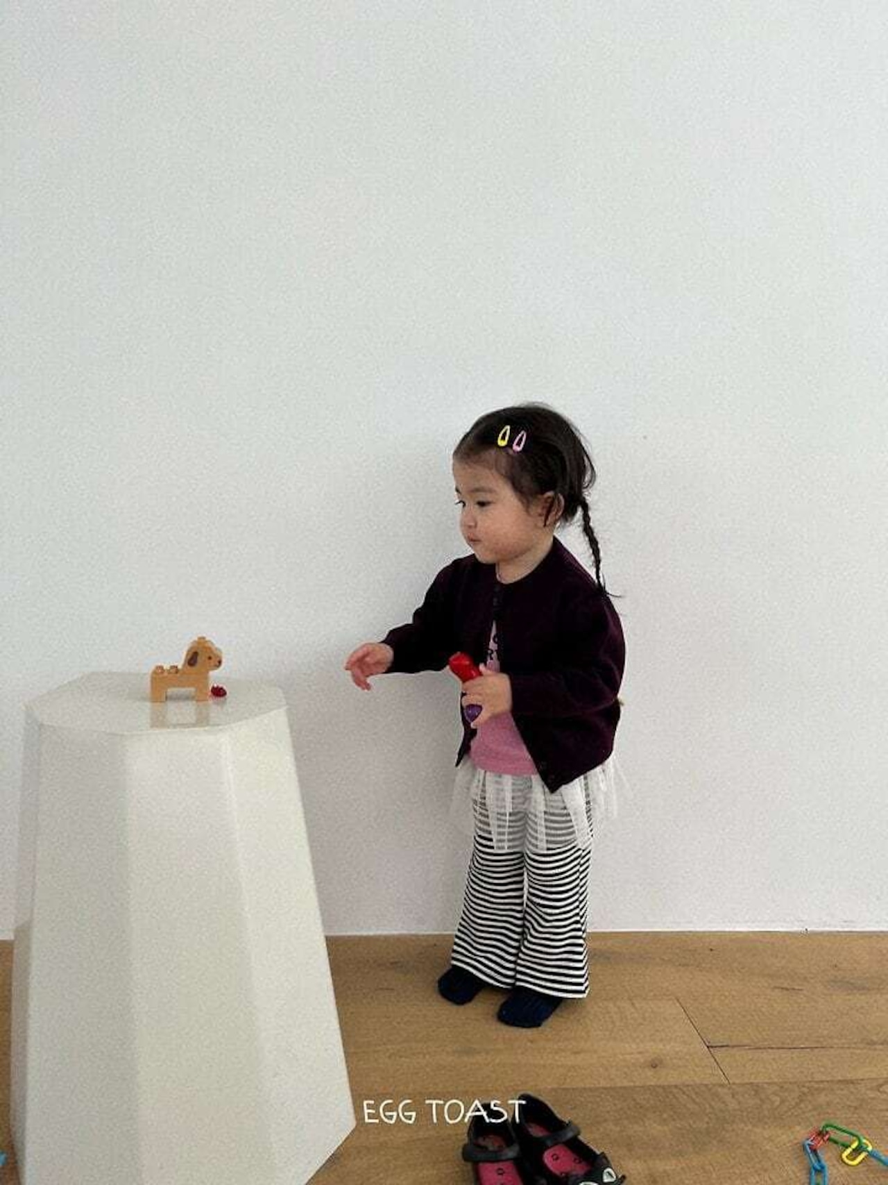 【取寄】EGG TOAST |シュシュスカート(アイボリー)|秋服|韓国子供服|26/AT